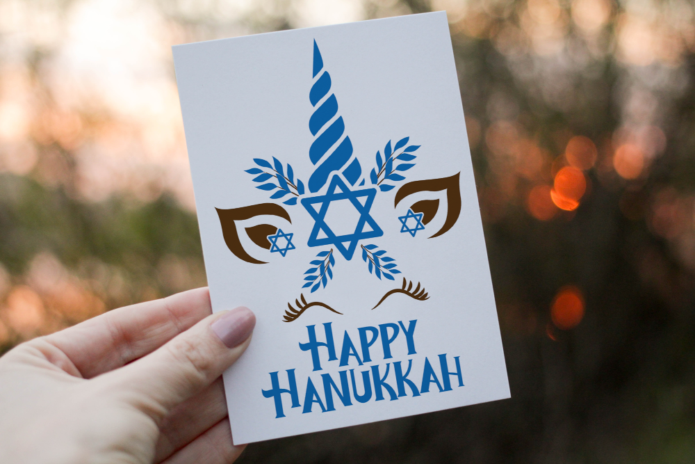 Happy Hanukkah Card, Hanukkah, Personalised Hanukkah Celebration